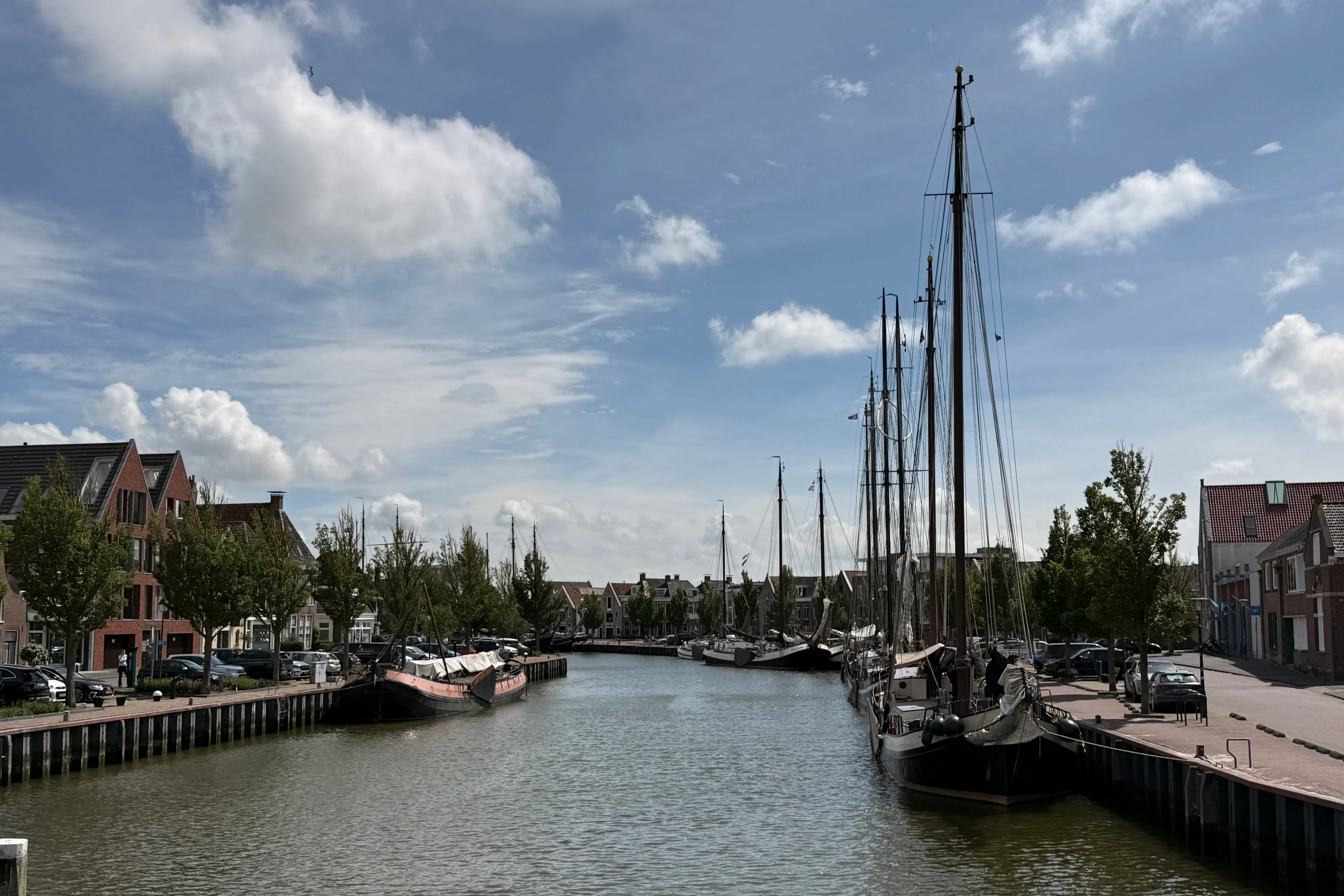 Noorderhaven, einer der alten Häfen Harlingens