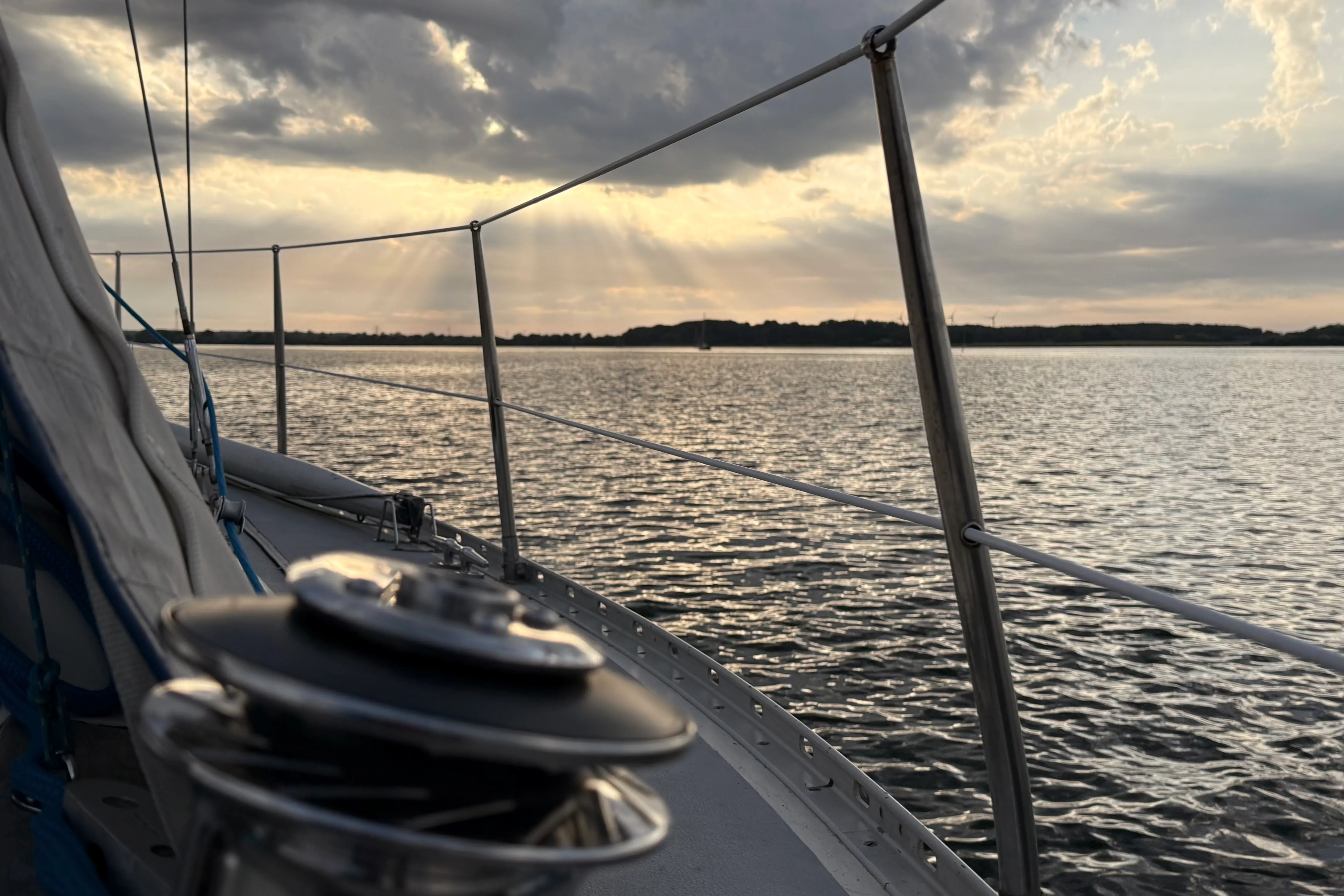 Vor Anker in Schleimünde.