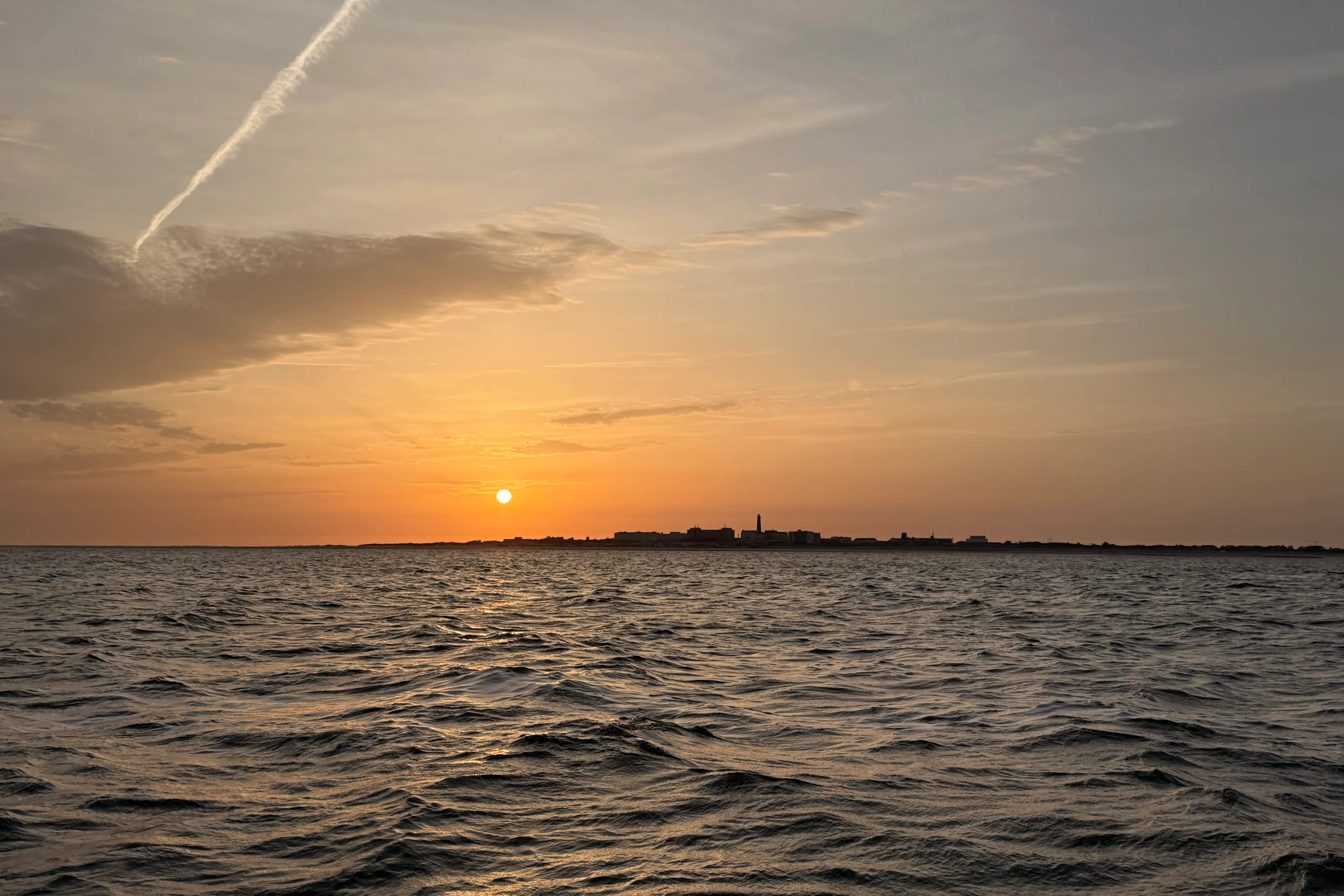 Sonnenaufgang über Borkum