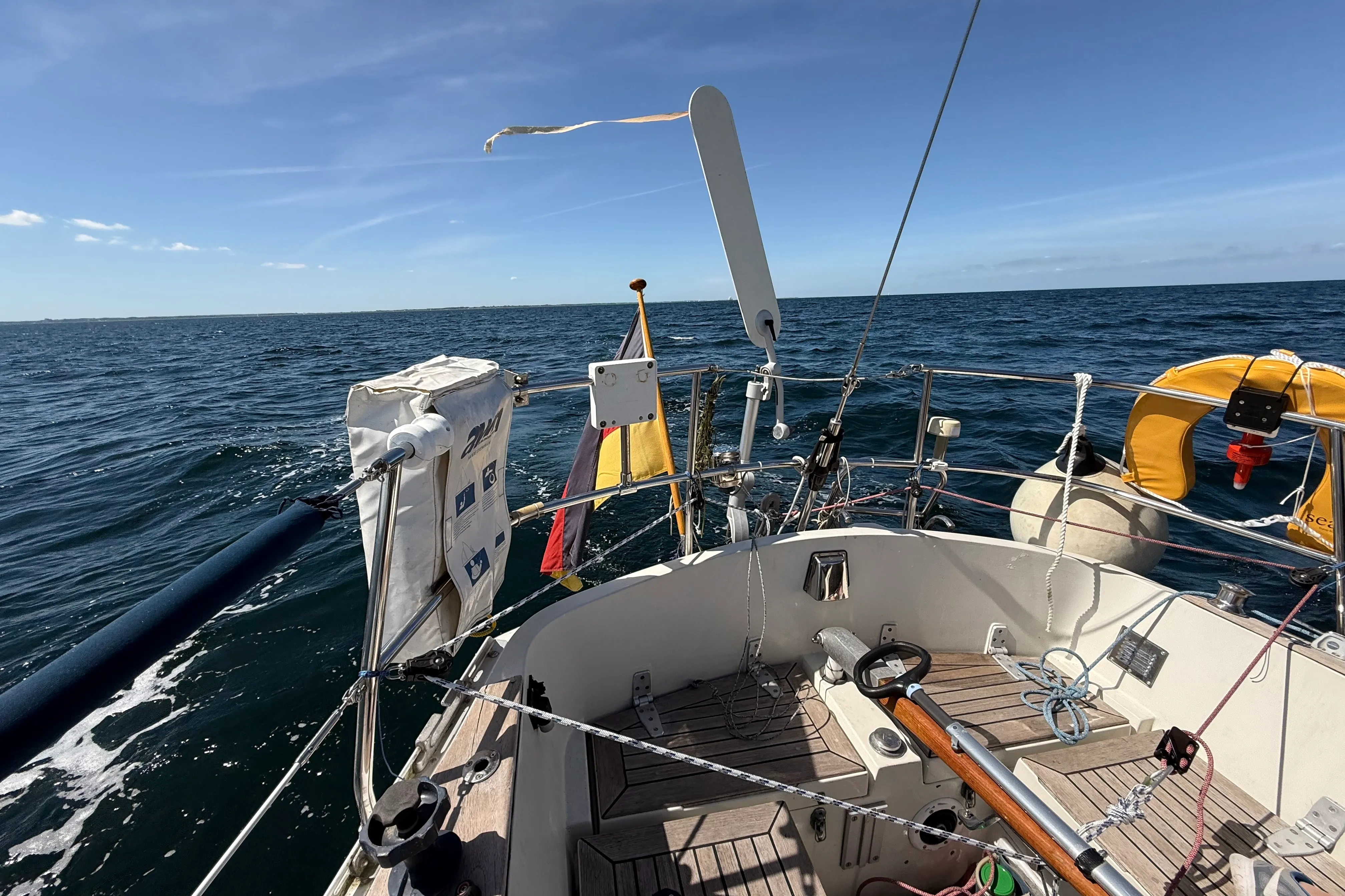 Der Windpilot am steuern